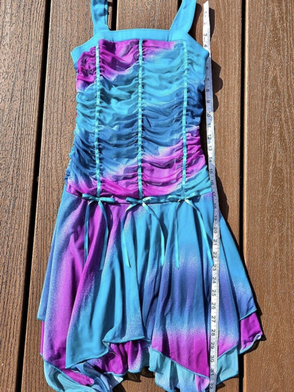 Byandby Girls Maxie Blue & Pink Party Dress Size 8 10